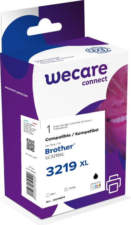 Produktbild Wecare Tinte new built XL schwarz LC-3219KWE zu Brother MFC-J6530 12/3x6ml (BK)