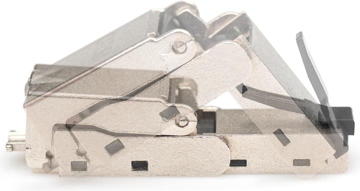 Actual product image Digitus CAT 6A Field Termination Plug bendable, STP with dust cap, bend relief (Network cable plug)