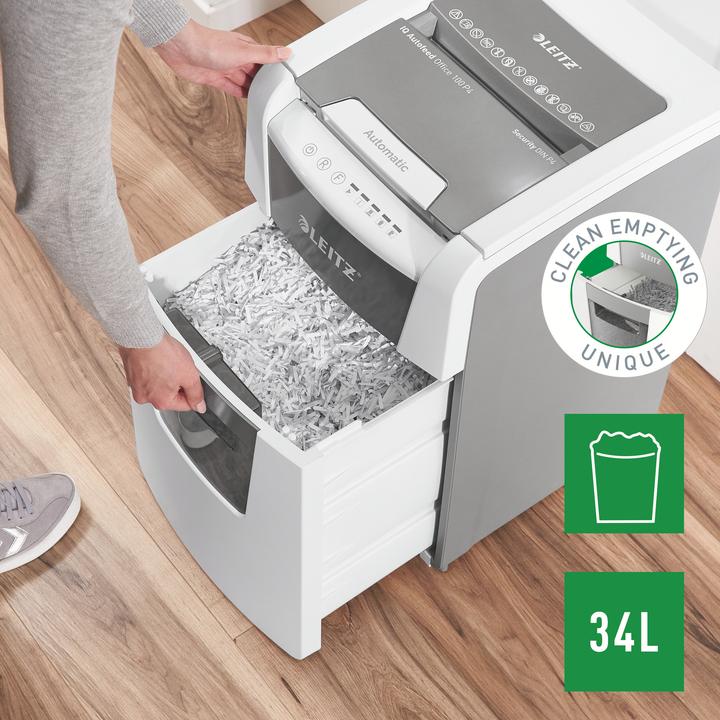 Immagine prodotto Leitz Shredder IQ Autofeed Small Office 100 taglio particellare 34 l (Taglio delle particelle)