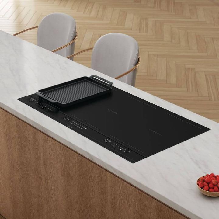 Produktbild De Dietrich Induktionskochfeld DPI 4942 B Schwarz (93 cm, Induktionskochfeld)