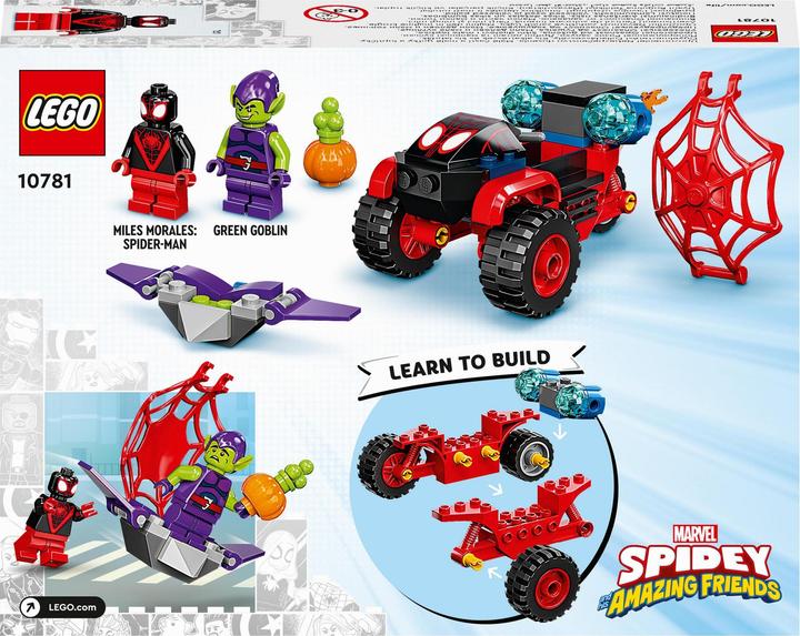 Produktbild LEGO Miles Morales: Spider-Mans Techno-Trike (10781, LEGO Marvel)