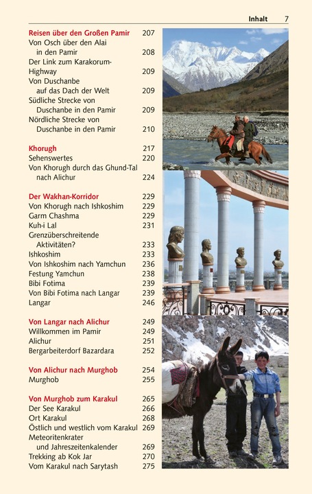 Actual product image Reiseführer Tadschikistan (German, Dagmar Schreiber, 2025)