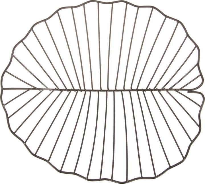 Actual product image present time Iron leaf fruit basket (28 x 7 cm)