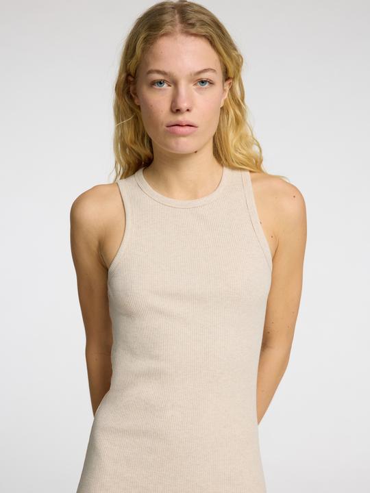 Produktbild Selected Rippmuster Baumwoll Maxikleid (S)