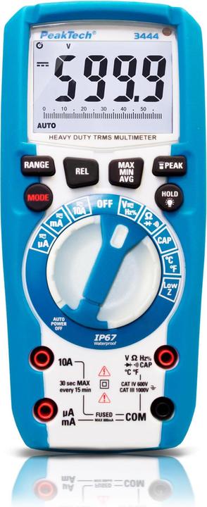 Peaktech P 3444 True RMS Digitalmultimeter (CAT III 1000V, CAT IV 600V)