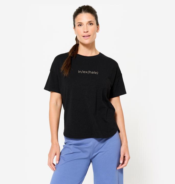 Produktbild Kimjaly T-Shirt Yoga Damen - schwarz (XL)