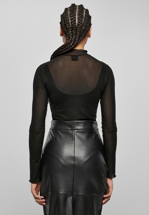 Produktbild Urban Classics Ladies Mesh Turtleneck Body (XS)