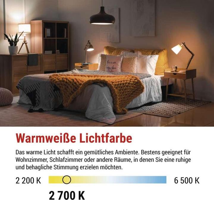 Actual product image Emos LED FLM A60 5,9W(60W) 806lm E27 WW 3PC (E27, 806 lm, 3x)