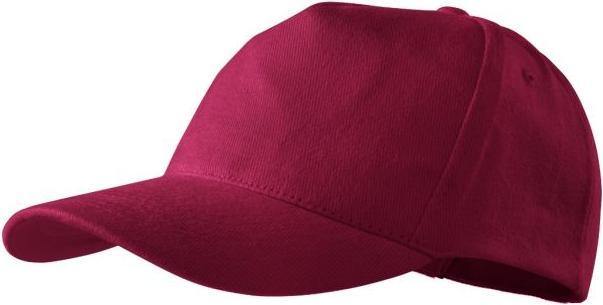 Produktbild Malfini Unisex 5P cap (garnet)