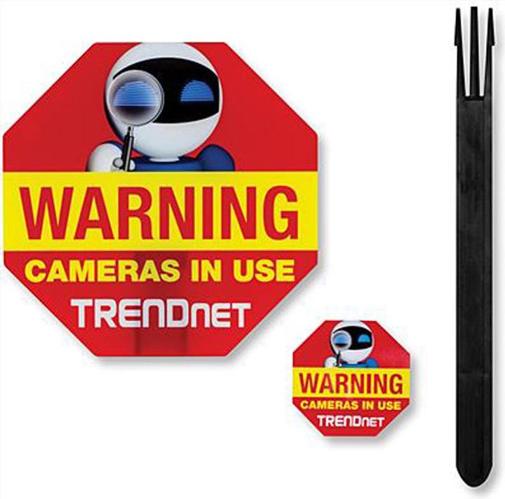 Immagine prodotto Trendnet Segno di videosorveglianza IPCam per il giardino anteriore (Pellicola protettiva)