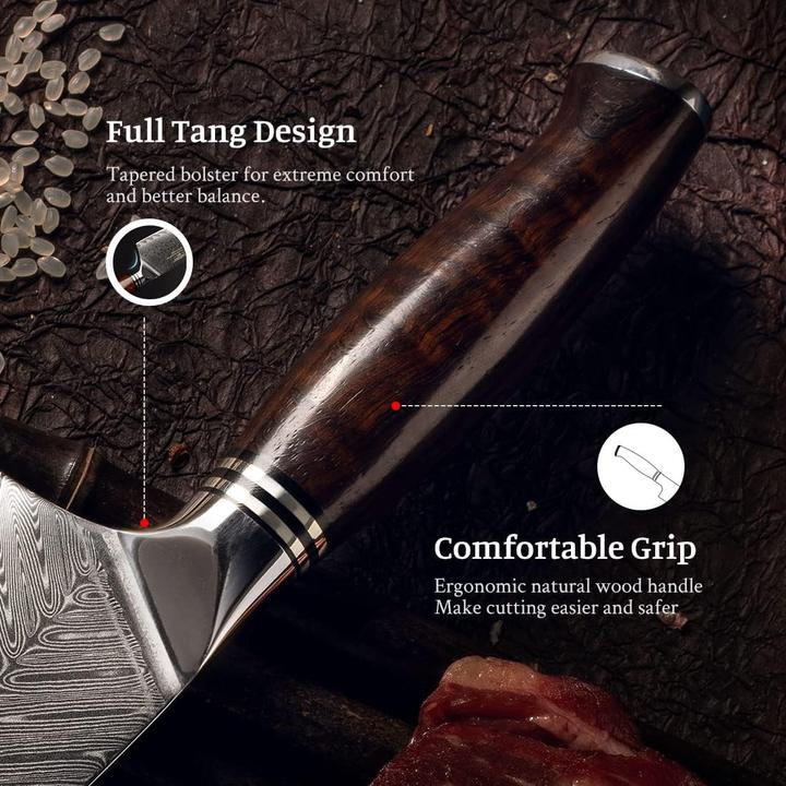 Produktbild Yarenh Chefmesser mit Holzscheide (20.50 cm)