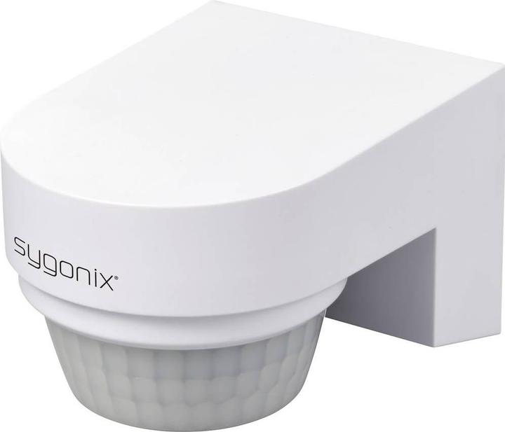 Sygonix SY-6733030 Wand, Oberflächenmontage PIR-Bewegungsmelder 240 ° Relais Wei (14 m)