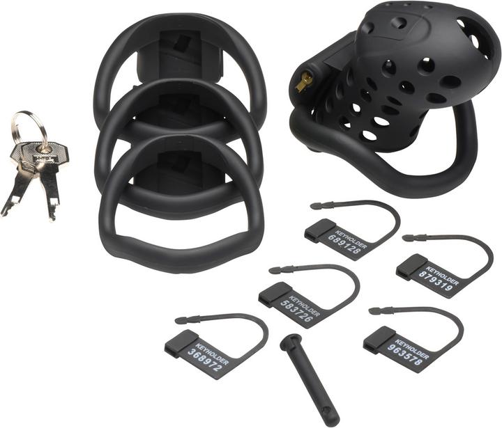 Produktbild XR Brands Lock Down - Chastity Cage - Black