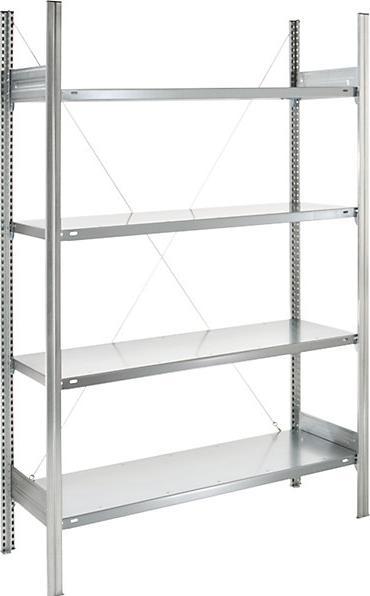 Actual product image eurokraft pro Shelf plug-in rack, galvanized