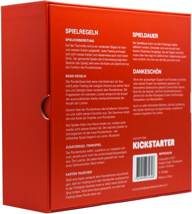 Actual product image Kampfhummel Fight against Das Bünzlitum (German, Swiss German)