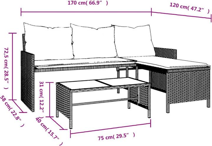 Produktbild vidaXL Dillon