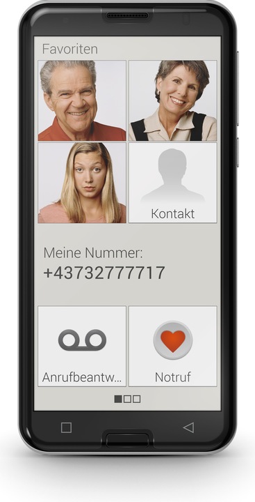 Produktbild Emporia Smart 3 (16 GB, Schwarz, 5.50", Single SIM, 13 Mpx, 4G)