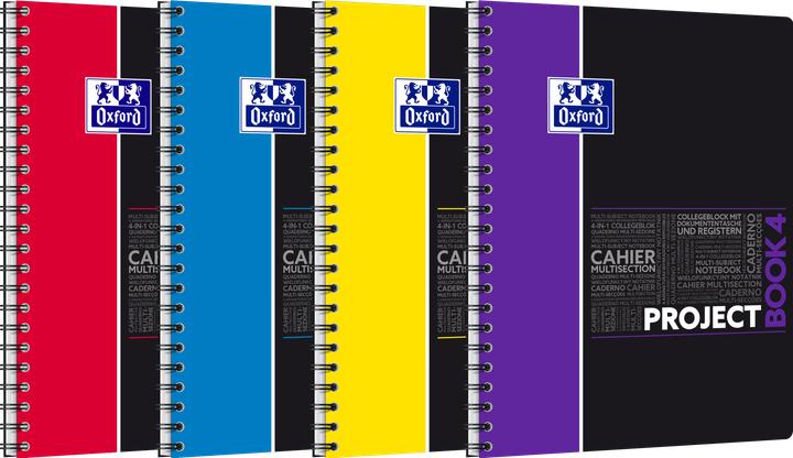 Produktbild Oxford Projectbook, kar., 80 Blatt (A4+, Kariert, Harter Einband)