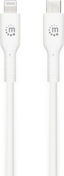 Produktbild Manhattan USB-C auf Lightning Sync-/Ladekabel (1 m, USB 2.0, 28 W)