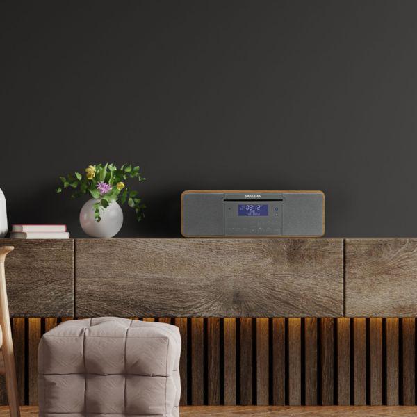 Actual product image Sangean - DDR-47BT, digital radio, CD, DAB+, BT, houten cabinet (DAB+, FM, Bluetooth)