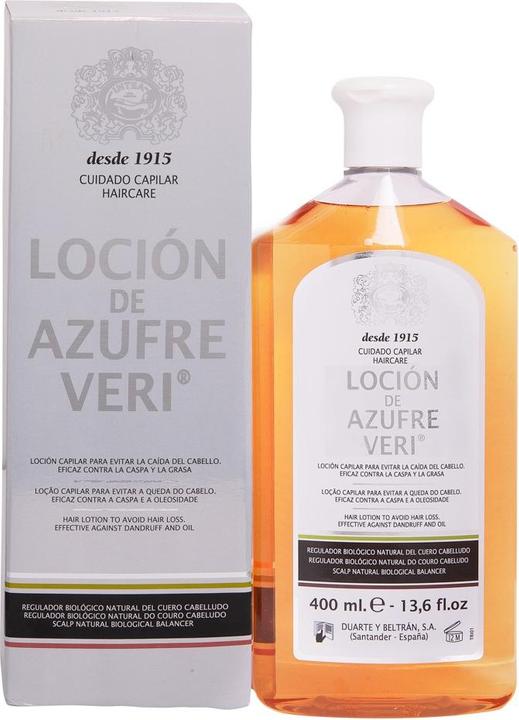 Produktbild Inteacosmetics AZUFRE VERI locion anti-caída 400 ml (400 ml)