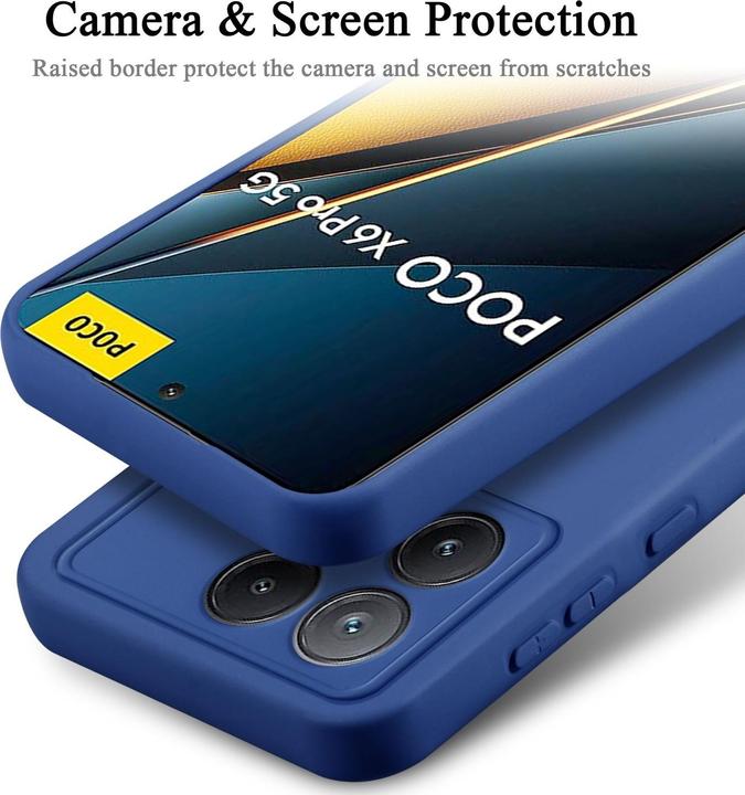 Image du produit Cadorabo Housse pour Xiaomi Poco X6 Pro TPU en design Liquid Protection silicone (Xiaomi Poco X6 Pro)