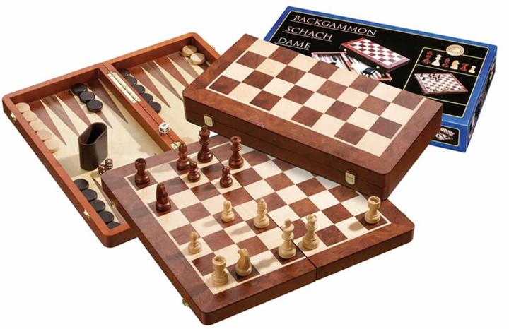 Immagine prodotto Philos Scacchi Backgammon Checkers Set