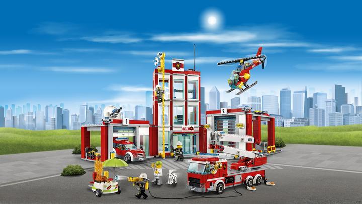 Image du produit LEGO City La caserne des pompiers (60110, LEGO City)