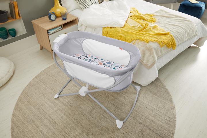 Actual product image Mattel 3-in-1 Foldable Bassinet Crib
