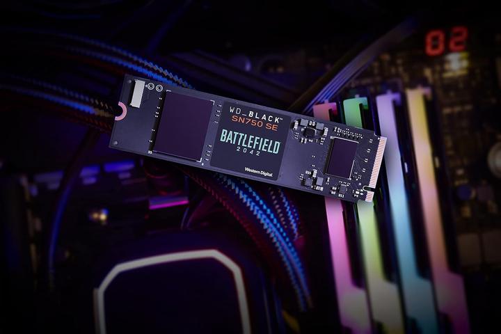 Produktbild WD Black SN750 SE Battlefield 2042 PC Game Code Bundle (1000 GB, M.2 2280)