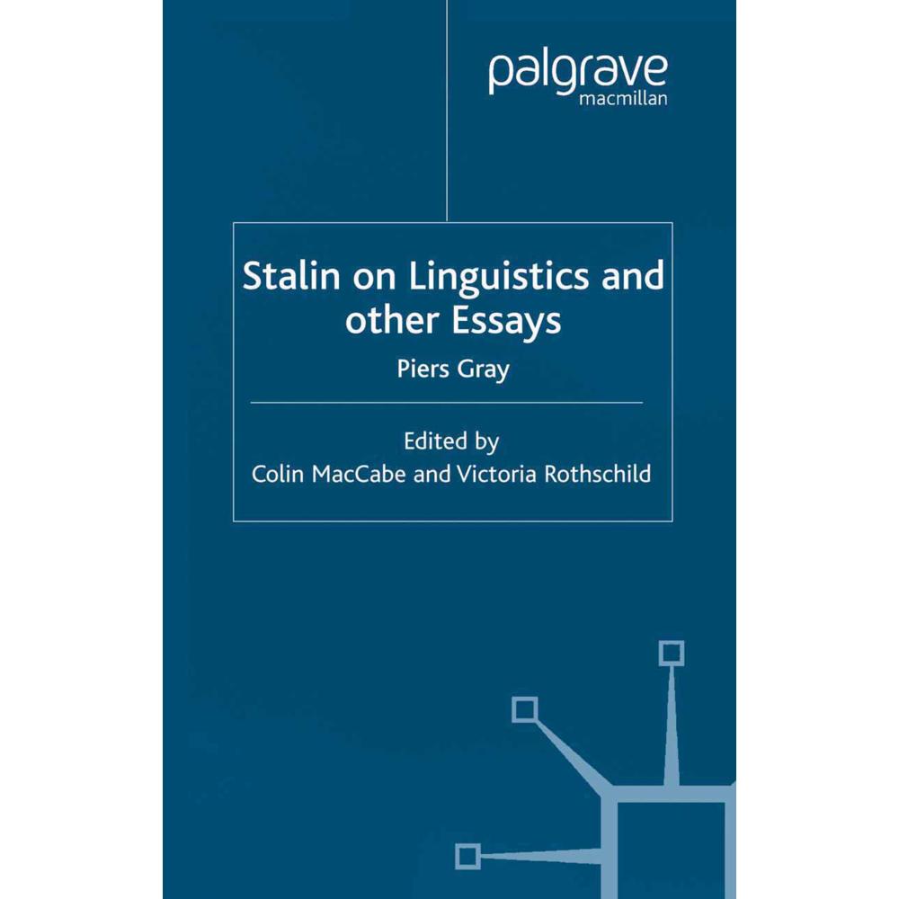 Stalin on Linguistics and Other Essays, Fachbücher von P. Gray