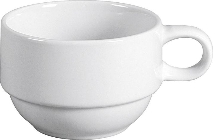 Actual product image Gretsch Coffee top Classico stackable 210ml white (210 ml, 6x)