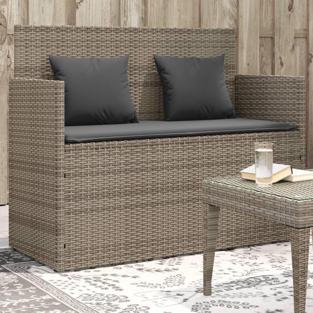 VidaXL, Gartenbank, 10-tlg. Garten-Lounge-Set mit Kissen