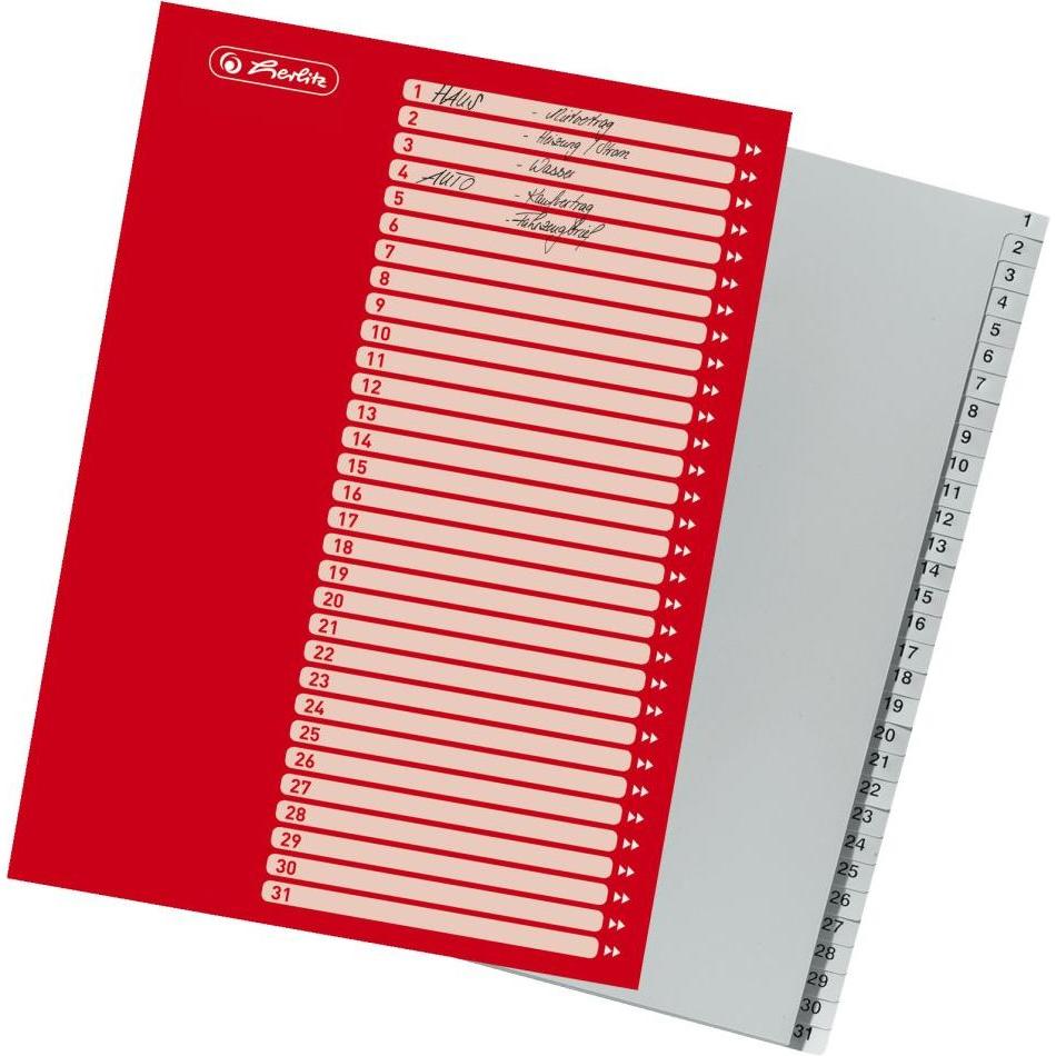 Thumbnail - Herlitz, Ordner Zubehör, Zahlen