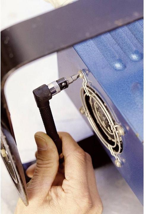 Produktbild wolfcraft Winkel-Handschraubendreher mit 2 Bitaufnahmen