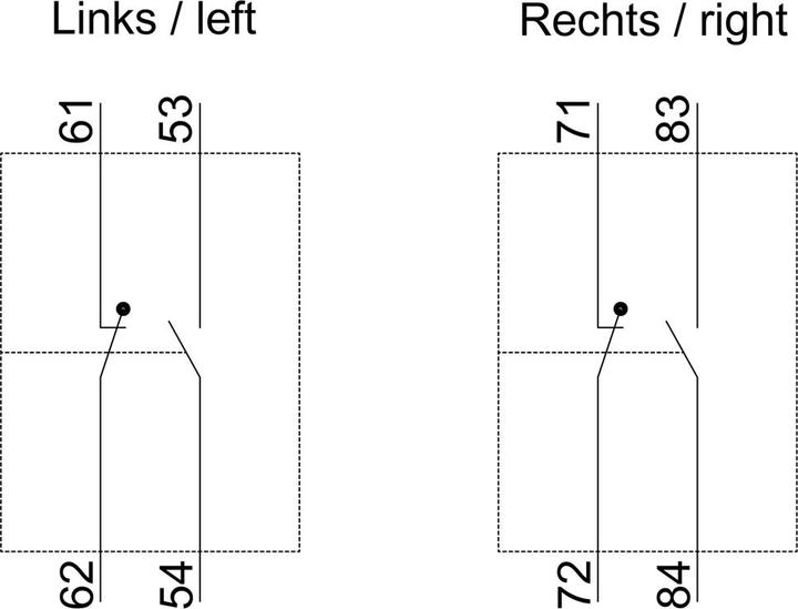Produktbild Siemens Aux switch block,1NO+1NC,S3-S12,2-Pole