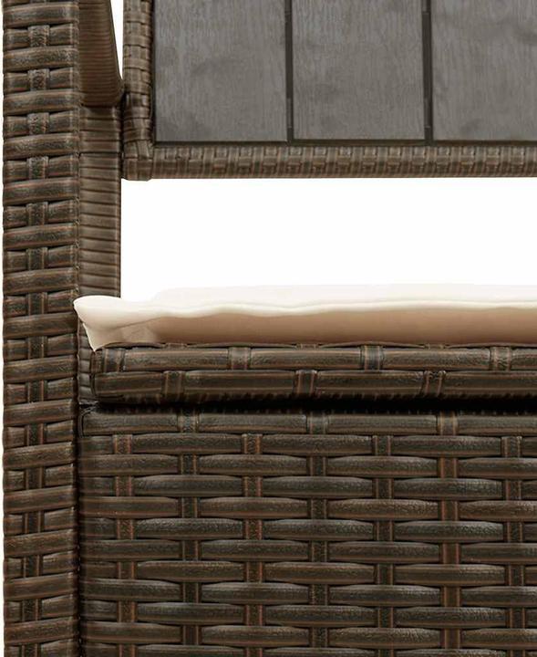 Actual product image vidaXL Gartenbank mit Stauraum