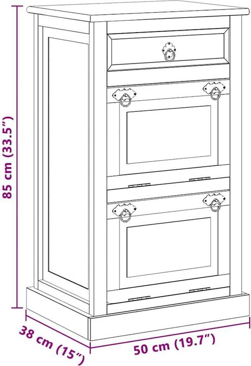 Immagine prodotto vidaXL Morgen (100 x 50 x 200 cm)