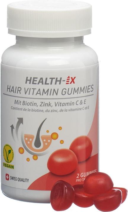 Immagine prodotto Health-iX Vitamina per capelli (1 Pezzo/i, Gomme, 120 g)