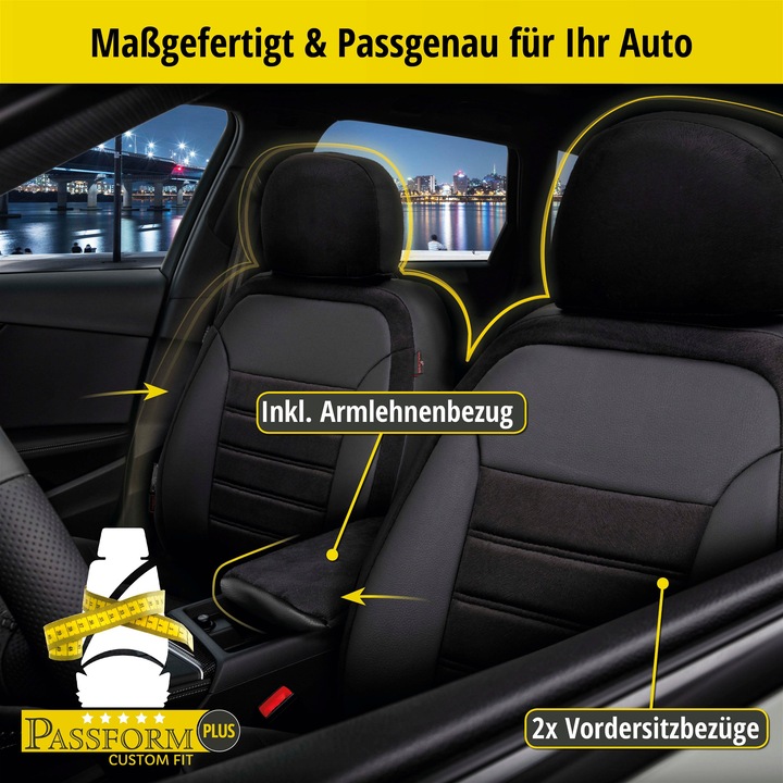 Immagine prodotto Walser Coprisedili per Nissan Qashqai/Qashqai +2 I 12/2006-04/2014, 2 coprisedili singoli