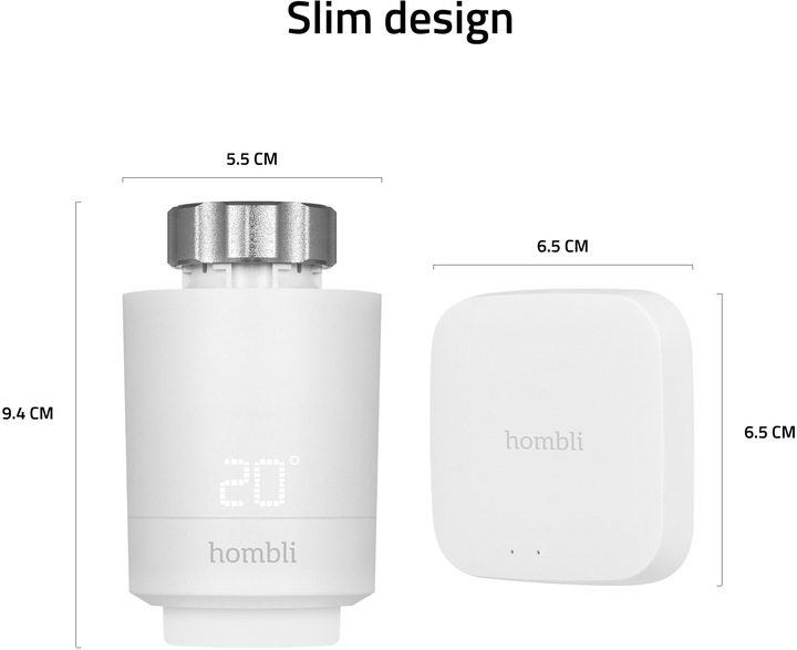 Actual product image Hombli Smart Radiator Thermostat Start Kit