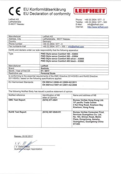 Produktbild Soehnle Style Sense Comfort 100 (180 kg)