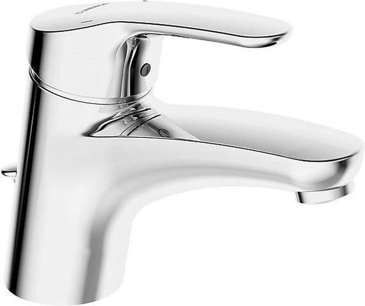 Hansa Hansamix basin mixer, with drain set, with water brake, projection: 141 mm, 01092283