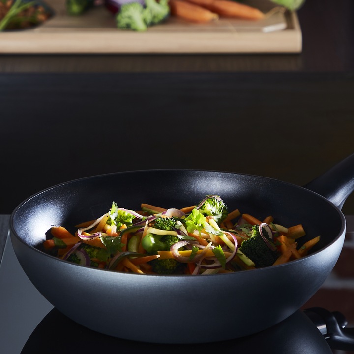 Actual product image Tefal Easy Cook & Clean wok pan 28 cm (28 cm, Wok, Aluminium)