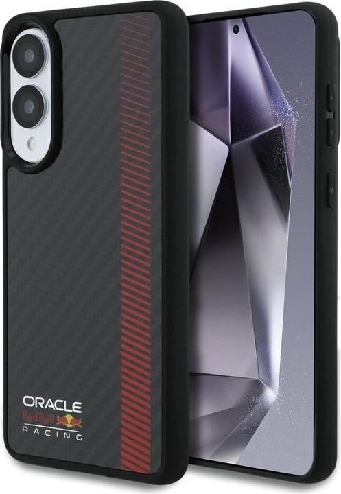 Red Bull Case Real Carbon Fiber Powerbar MagSafe for Samsung Galaxy S25 Edge black (Samsung Galaxy S25 Edge)