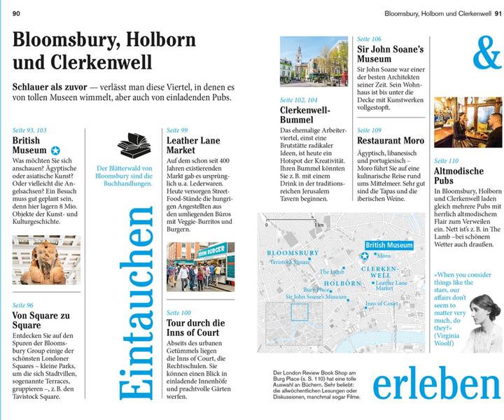 Actual product image Reise-Taschenbuch London (German, Annette Kossow, Matthias Schatz, 2023)