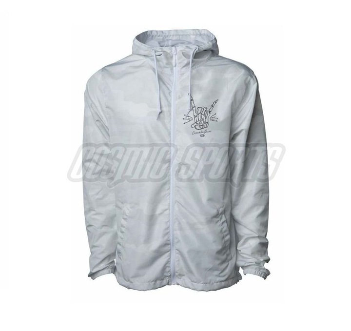 Crankbrothers Rock & Roll Windbreaker Range Men, white camo, M (M)