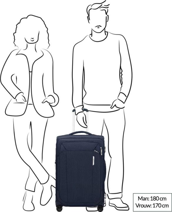 Produktbild Samsonite Trolley Respark 67cm Midnight Blue (92 l)