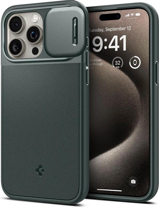 Actual product image Spigen Optik Armor (MagFit) (Apple iPhone 15 Pro Max)