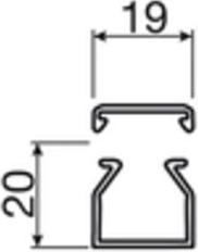 Produktbild Hager Lf (Kabelkanal, 200 cm)